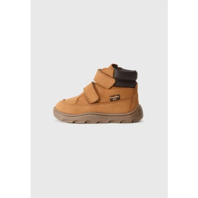 Abbildung von Froddo ZERU TEX Barefoot Unisex Stiefelette für Kinder, Größe: 32, Cognac Schuhe