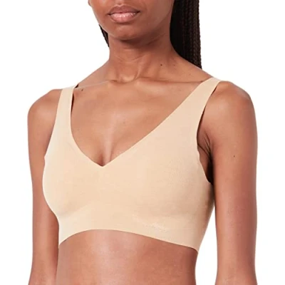 Abbildung von sloggi Damen ZERO Feel Natural Top Bustier, Cognac, XS