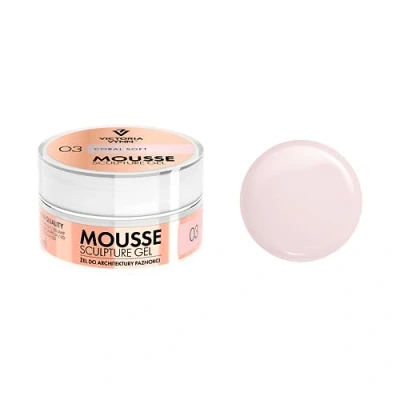 Abbildung von Victoria Vynn Thixotropic MOUSSE SKULPTUR GEL 15ml Nägel Aufbauverlängerung (03 Coral Soft)