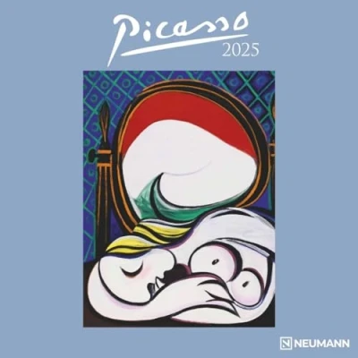 Abbildung von N NEUMANNVERLAGE Picasso 2025 Broschürenkalender, 30x30cm, Wandkalender mit Abbildungen von Picasso, Mondphasen, viel Platz für Notizen und internationale Feiertage/Kalendarium