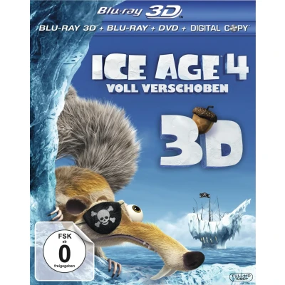 Abbildung von Ice Age 4 Voll verschoben (+ Blu ray + DVD Digital Copy) [Blu 3D]
