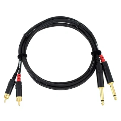 Abbildung von CORDIAL Kabel AUDIO doppelt Jack mono/Rca 1,5 m Essentials