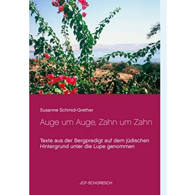 Abbildung von Auge um Auge, Zahn Zahn: Texte aus der Bergpredigt auf dem jüdischen Hintergrund unter die Lupe genommen