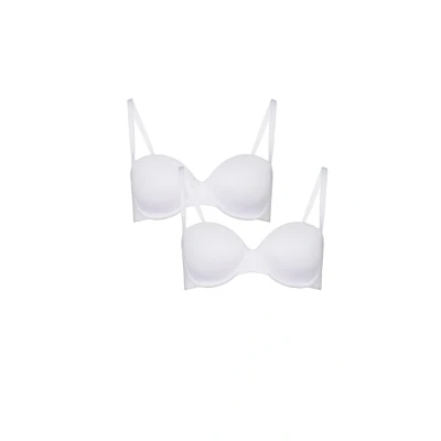 Abbildung von BeeDees Damen T Shirt BH Stepy Soft WDP (2 er Pack) weiß 75B