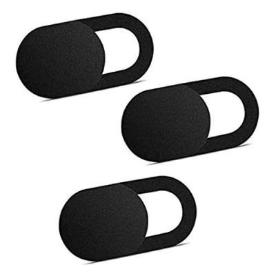 Abbildung von ivoler [3er Set Webcam Abdeckung, Slider Camera Cover Ultra dünne Privacy Schutz Kamera Abdeckung für Laptop, PC, Smartphones, Tablets, etc. (Schwarz)