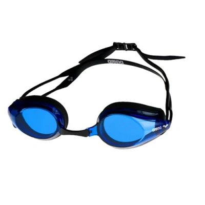 Abbildung von arena Tracks Unisex Wettkampf Schwimmbrille für Erwachsene, mit Antibeschlag Gläsern, UV Schutz, 4 Austauschbare Nasenstege, Silikondichtungen