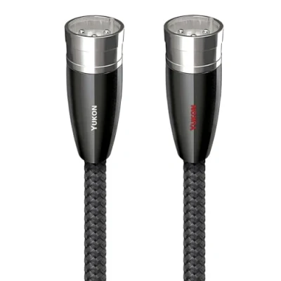 Abbildung von AudioQuest Yukon XLR Audiokabel (3 polig), 1,5 m, Schwarz (XLR 1