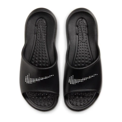 Abbildung von Nike Sportswear Victori Slide Badesandale black/whiteblack, Damen, Größe: 38, Black/white black Kunststoff