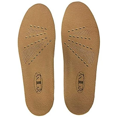 Abbildung von Antar AT53503 40 Leder Orthopädische Einlagen mit Längs und Quergewölbestütze, Größe 40, 70 g