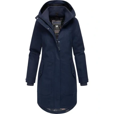 Abbildung von Ragwear Jannisa Wintermantel, Damen, Größe: XS, Dark blue