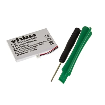 Abbildung von vhbw 1x Akku kompatibel mit Apple iPod 4th Generation, 4 MP3 Player Musik (900 mAh, 3,7 V, Li Ion)