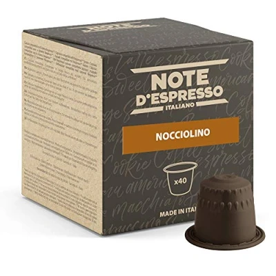 Abbildung von Note D&#039;Espresso Instant soluble product Hazelnut capsules 7g x 40