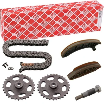 Abbildung von FEBI BILSTEIN 49211 Steuerkettensatz Simplex, mit Kettenschloss MERCEDES BENZ: E Klasse T modell, C Limousine, modell