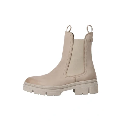 Abbildung von Tamaris Plateaustiefelette, Damen, Größe: 42, Taupe nubuc Schuhe