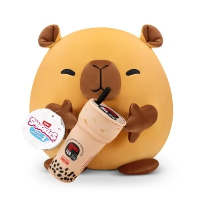 Abbildung von Snackles 77605D Shiba Inu (Kung Fu Tea, Bubble Tea), Series 2, Capybara großes Plüschspielzeug, Small (20 cm)
