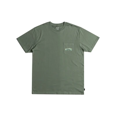 Abbildung von Billabong Stacked ARCH Tshirt print, Herren, Größe: XS, Green