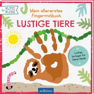 Abbildung von Mein allererstes Fingermalbuch Lustige Tiere: Zum Stempeln und Malen für Klitzekleine ab 2 Jahren