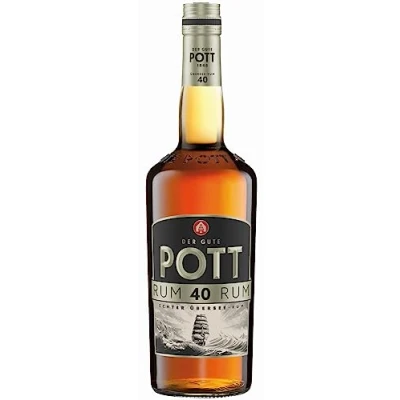 Abbildung von POTT Rum (1x0,7l) 40% vol., echter Übersee Hervorragend geeignet zum Kochen und Backen, für winterliche Heißgetränke, Verfeinern von Desserts, Cocktails Longdrinks oder pur auf Eis