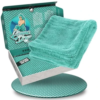 Abbildung von Nuke Guys Microfaser Auto Trockentuch Gamma Dryer S bis XXL Mikrofasertuch (Microfaser, 40x40 cm, 1 tlg., Mint 40x40cm 1400GSM)