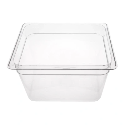 Abbildung von GN Behälter 1/2 Polycarbonat 200 mm Höhe 11 l Füllmenge 32,5 x 26,5 transparent Gastro Gastronormbehälter Kunststoff PC kaufen