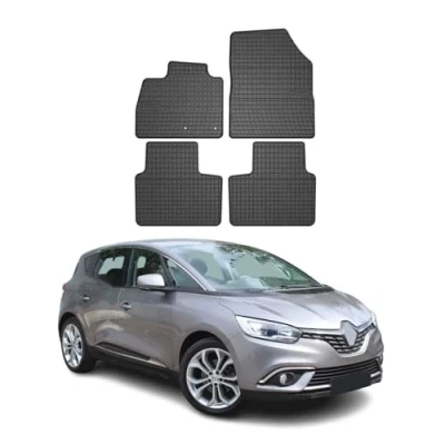 Abbildung von OMAC Gummi Fußmatten kompatibel mit Renault Scenic 2016 2020 Automatten Schwarz 4tlg