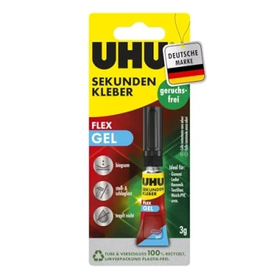 Abbildung von UHU Klebstoff Sekunden Alleskleber geruchsfrei Superflex Gel