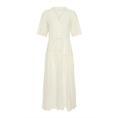 Abbildung von Part Two Rikkemaipw Maxikleid, Damen, Größe: 40, Eggnog
