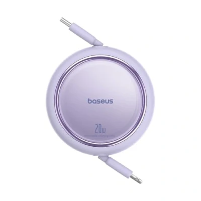 Abbildung von Baseus Einziehbares Kabel 1m Kompatibel mit USB C und iPhone 20 W Smartphone