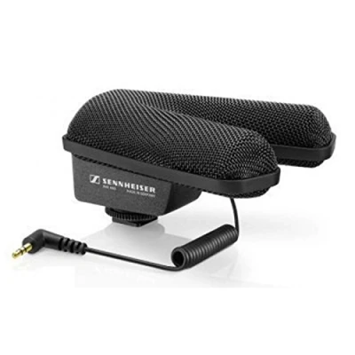 Abbildung von Sennheiser Professional MKE 440 Kompaktes Stereo Richtrohrmikrofon mit 3,5 mm Anschluss für Kameras, 506258