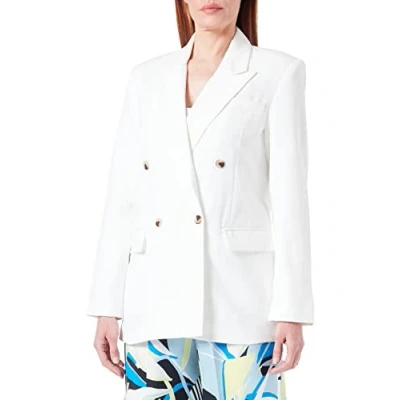 Abbildung von Pieces Zweireihiger KYZA Blazer, Damen, Größe: Medium, Cloud dancer