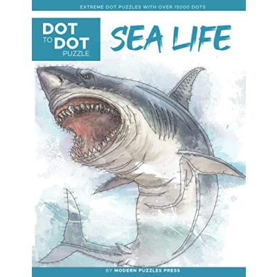 Abbildung von Sea Life Dot to Puzzle (Extreme Puzzles with over 15000 dots): Extreme Books for Adults by Modern Press Challenges complete and color