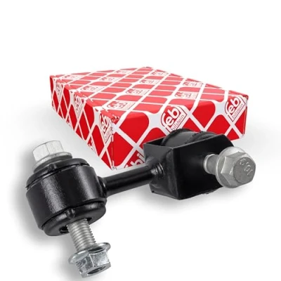 Abbildung von febi BILSTEIN 34758 Koppelstange Vorderachse rechts 75 M10 x 1,25 Plus mit Anbaumaterial Stahl schwarz TOYOTA: Hiace 4 Kasten, Bus