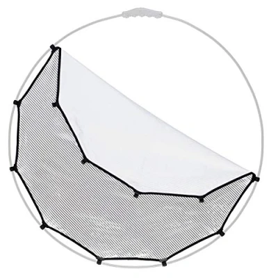 Abbildung von Manfrotto LL LR3321 HaloCompact Reflektor/Diffusor Bespannung, 82cm, Soft Silver,