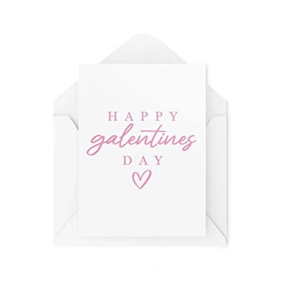 Abbildung von Tongue in Peach Galentinstagskarten Happy Galentines Day Breakup Cards Valentinstagskarten Beste Freundin Karten Bestie Karte Mädchenkarte CBH1599