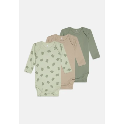Abbildung von Name it Nbmbody Elephant 3 PACK Body für Kinder, Größe: 56, Sea foam