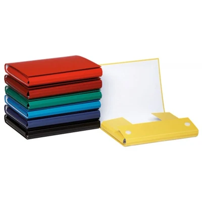 Abbildung von OFFICE PRODUCTS 21187411 99 Sammelbox mit Klettverschluss PP Kunststoff, A4, 4 cm, 3 Klappen, farbig sortiert