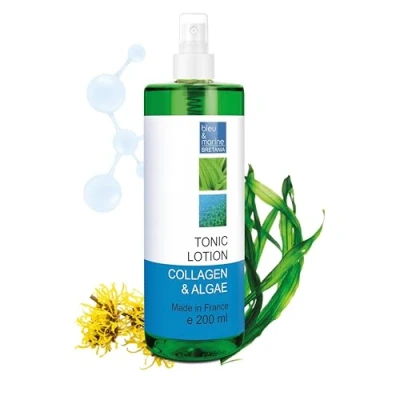 Abbildung von Bleu &amp; Marine Bretania Tonikum Reinigungslotion 200ml Mizellen, Algen, Collagen Make Up Entferner, Gesichtsreinigung Anti Aging, Oxidant Sensible Haut