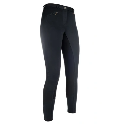 Abbildung von HKM Reithose Basic Belmtex Grip 3/4 Besatz Schwarz 46