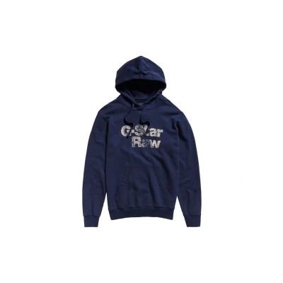 Abbildung von G Star Kapuzenpullover, Herren, Größe: Large, Blau