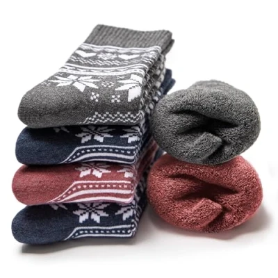 Abbildung von Occulto 6 PACK Warme Wintersocken Smilla Socken, Damen, Größe: 35 38, Norweger