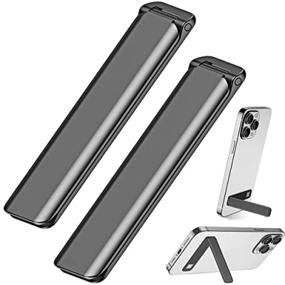 Abbildung von Kinizuxi Handy Ständer 2Packs,Vertikaler und Horizontaler Aluminium Handyständer für Schreibtisch,Verstellbarer Handyhalter Schreibtisch kompatibel mit iPhone,ipad Zubehör Tablet
