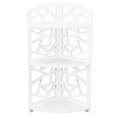 Abbildung von YUUGAA Eckregal, 3 stufige kleine Eckregale Pflanzenständer für Räume Badezimmer Schlafzimmer Organizer