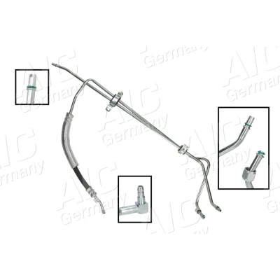 Abbildung von AIC 54986 Hydraulikschlauch, Lenkung von Hydraulikpumpe nach Lenkgetriebe, Ausgleichsbehälter FORD: KA Schrägheck