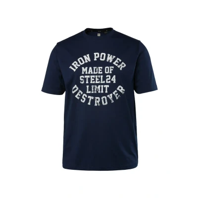 Abbildung von JP1880 JAY IRON Anvil Fitness Halbarm Quickdry Tshirt print, Herren, Größe: Large, Dark blue