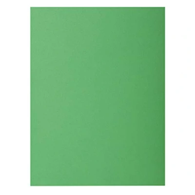 Abbildung von Exacompta Ref 210004E Rocks Quadratische Schnittmappe, 240 x 320 mm, geeignet für A4 Dokumente, 210 g/m², farbiger Karton, Dunkelgrün, 100 Stück