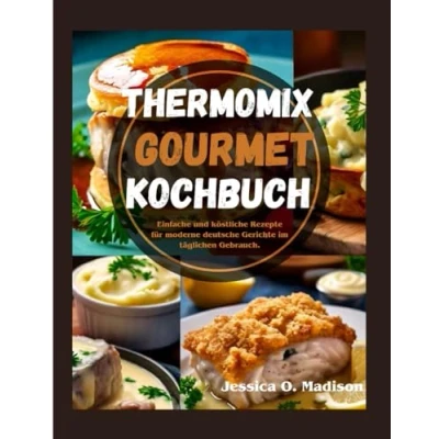 Abbildung von Thermomix Gourmet Kochbuch: Einfache und köstliche Rezepte für moderne deutsche Gerichte im täglichen Gebrauch.