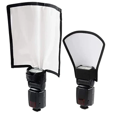 Abbildung von SEABABOO 2PCS Blitz Diffusor Reflektor Flash Softbox Speedlite Tragbare Universeller tragbarer Blitzdiffusor für die Fotografie