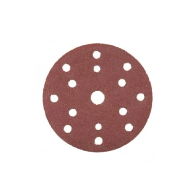 Abbildung von Högert Technik Schleifscheibe, gelocht, für Metall ø150mm #80 5 Stck. HT8D132