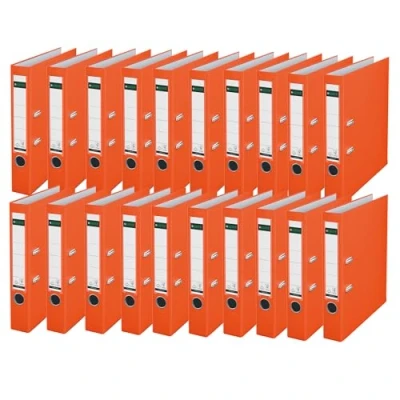 Abbildung von LEITZ Ordner Rückenbreite 5.2 cm DIN A4 Kunststoff orange