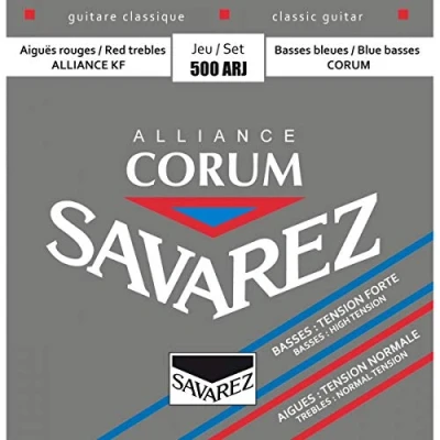 Abbildung von Savarez 500ARJ Saitensätze für Konzertgitarre Rot/Blau